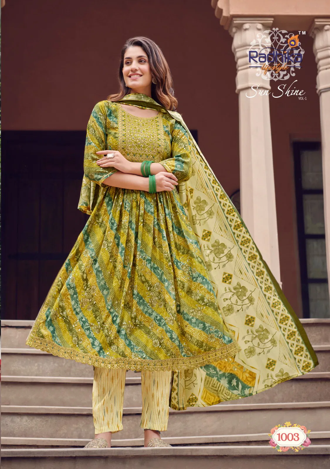 Radhika Sunshine Vol 1 Embroidery Readymade Catalog

